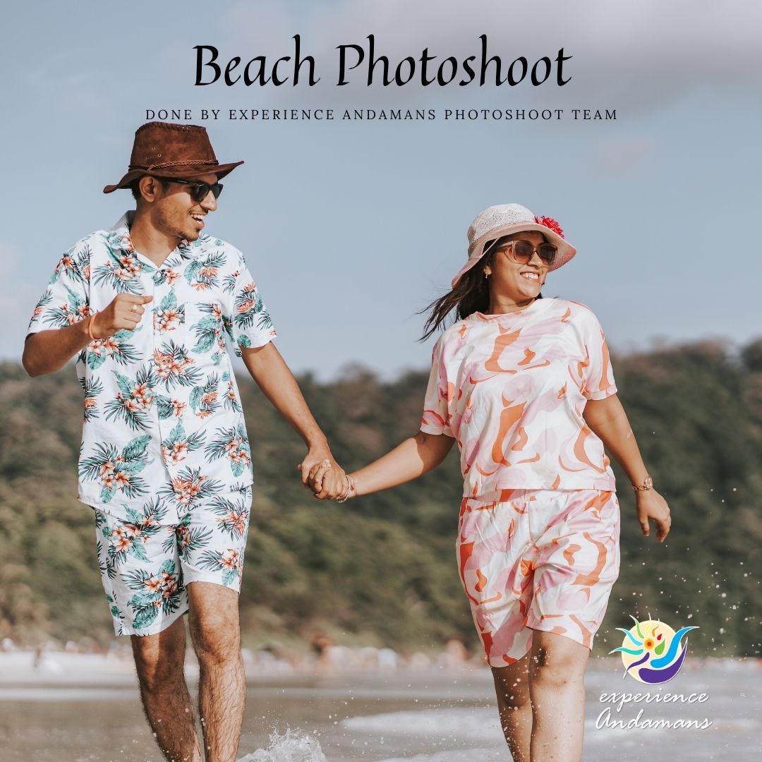 Beach photoshoot at Havelock Island