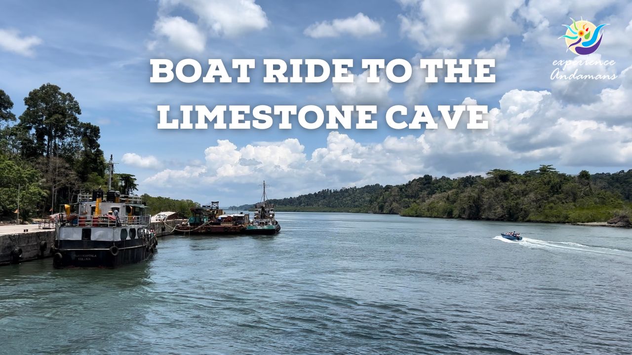 Boat ride to limestone Cave Baratang