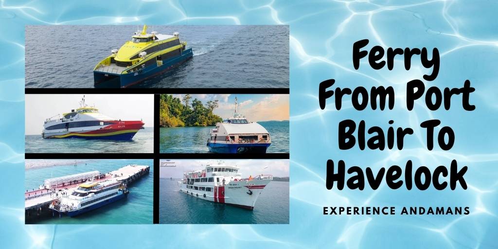 Ferry in Andaman from Port Blair to Havelock