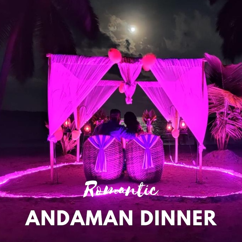 candle light dinner in andaman